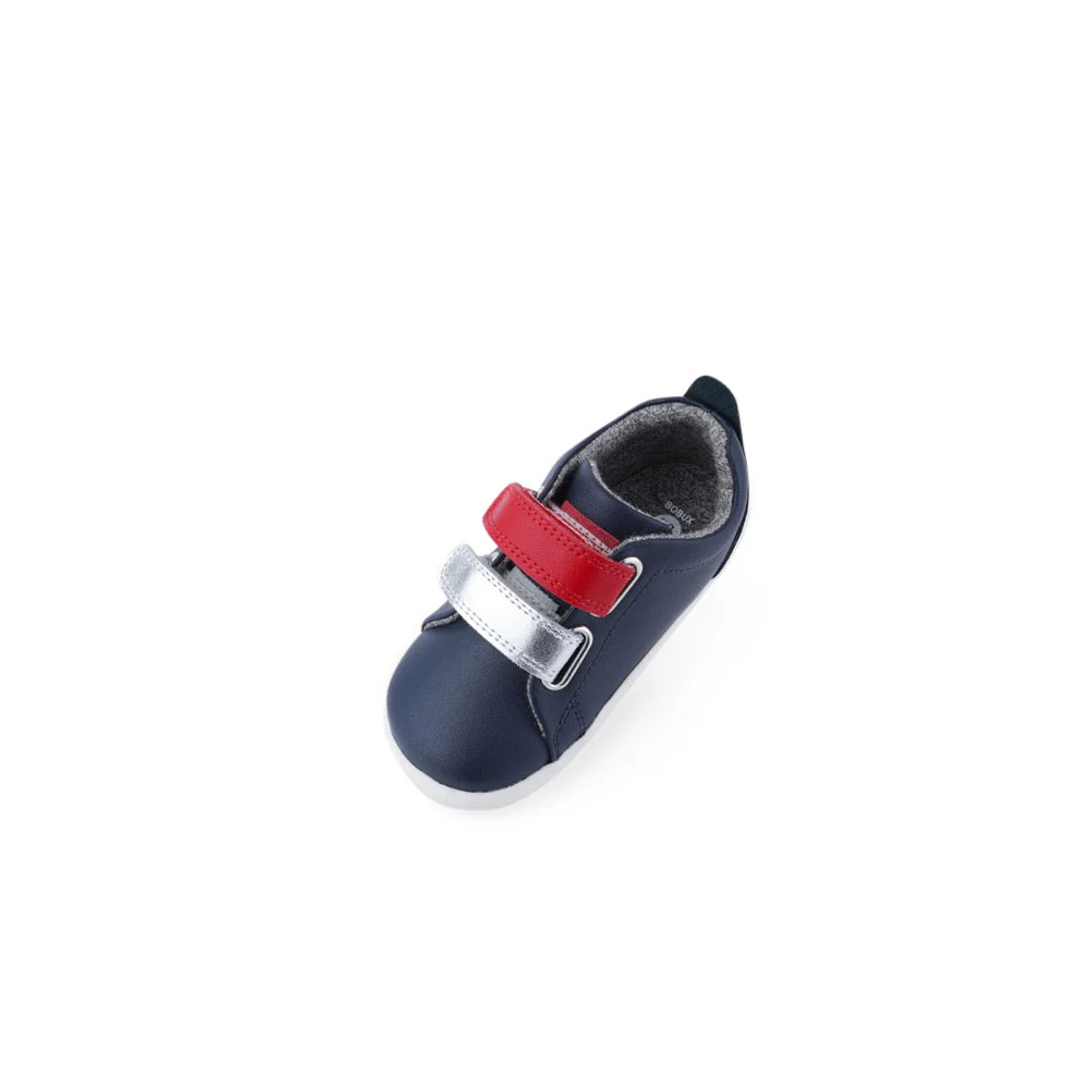 Grass Court Switch - Step Up - Navy (Red + Silver Metallic) - Image 6